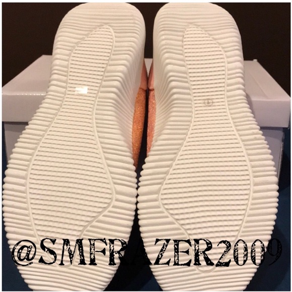 Pink Sparkly Tennis Shoes. - Picture 6 of 8